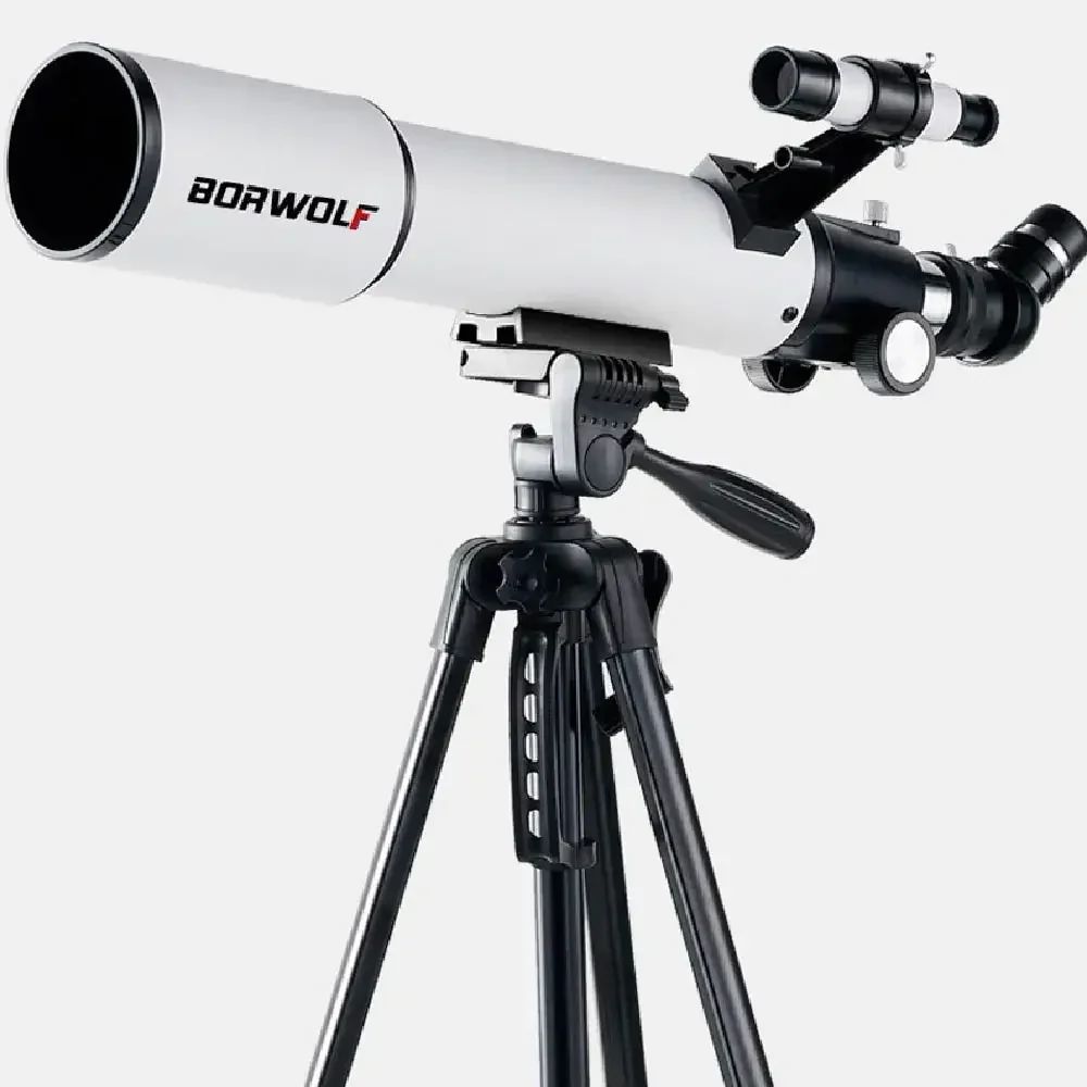 Telescópio Monocular 70mm Abertura 500mm, Telescópio Refrator Profissional Portátil para Iniciantes em Astronomia, Telescópio Portátil