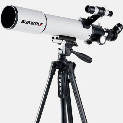 Telescópio Monocular 70mm Abertura 500mm, Telescópio Refrator Profissional Portátil para Iniciantes em Astronomia, Telescópio Portátil