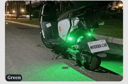 Wireless Remote LED Strobe Light 8 Colors USB Rechargeable Car Motorcycle Bike Aircraft Warning Anti-collision Flashing Lamp
