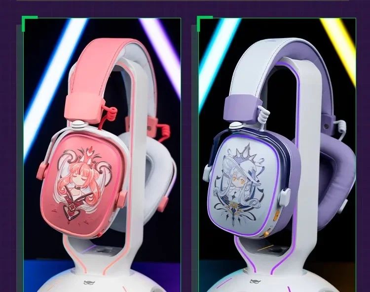 VALKYRIE VK S1 Fones de Ouvido Gamer Sem Fio 3 Modos Bluetooth HiFi Driver Dinâmico de 50mm Grande Baixa Latência Chip Esports Fones de Ouvido Personalizados