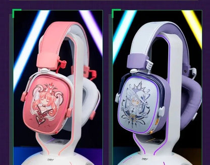 VALKYRIE VK S1 Fones de Ouvido Gamer Sem Fio 3 Modos Bluetooth HiFi Driver Dinâmico de 50mm Grande Baixa Latência Chip Esports Fones de Ouvido Personalizados