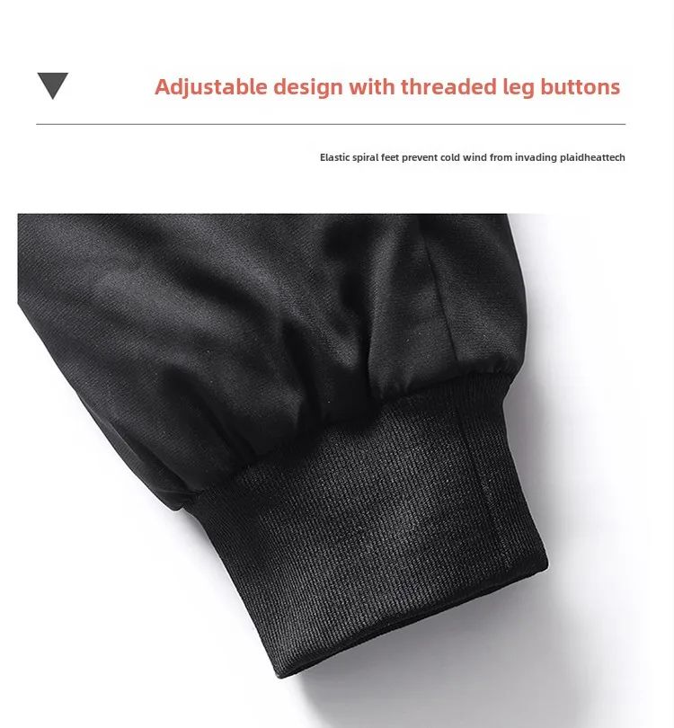 Men's Down Pants Autumn Winter New Solid Color Thickened Warm Outdoor Travel Adventure Harem Pants Men's Plus Size Casual Pants