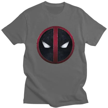 Mens Deadpool T Shirts Short Sleeve Cotton Tshirts Stylish Leisure Marvel Tee Plus Size Apparel Marvel Top Graphic T-shirt Print