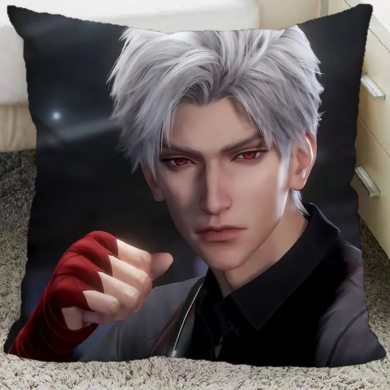 Game Love and Deepspace Sylus Pillow and Pillowcase Double Sided Pattern Throw Pillows 40x40cm