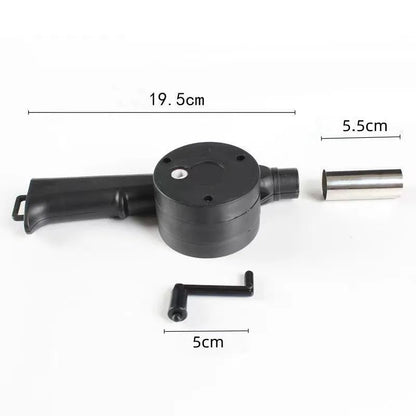 Outdoor Cooking barbecue blower Portable Hand Crank Fan Air Blower Grill Picnic Camping Stove Accessories Barbecue Tools