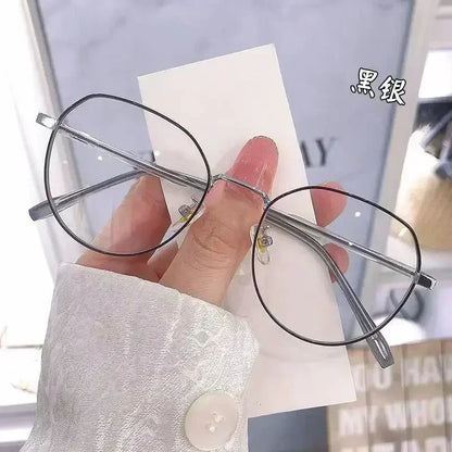 Luxury Myopia Glasses Classic Vintage Anti-blue Light Eyeglasses Women Men Minus Diopter Eyewear Prescription with 0 -0.5To -6.0