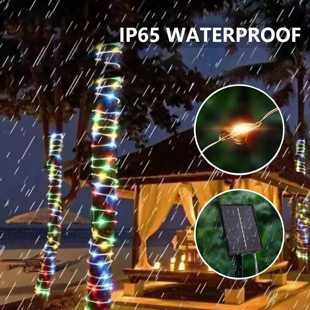 100/200 Leds Solar Fairy Light Outdoor Garland Solar Lamp for Courtyard Christmas Tree Garden Waterproof