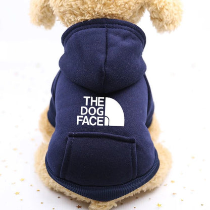 Suéter de outono e inverno com bolso cowboy, roupas de duas pernas, estilo esportivo, para cães e gatos, suprimentos para animais de estimação