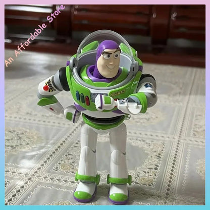 Toy Story Buzz Lightyear Modelo Brinquedos Pixar Robô Elétrico Andando Boneca Action Figure Brinquedo Presente De Aniversário Brinquedos Modelo Para Crianças