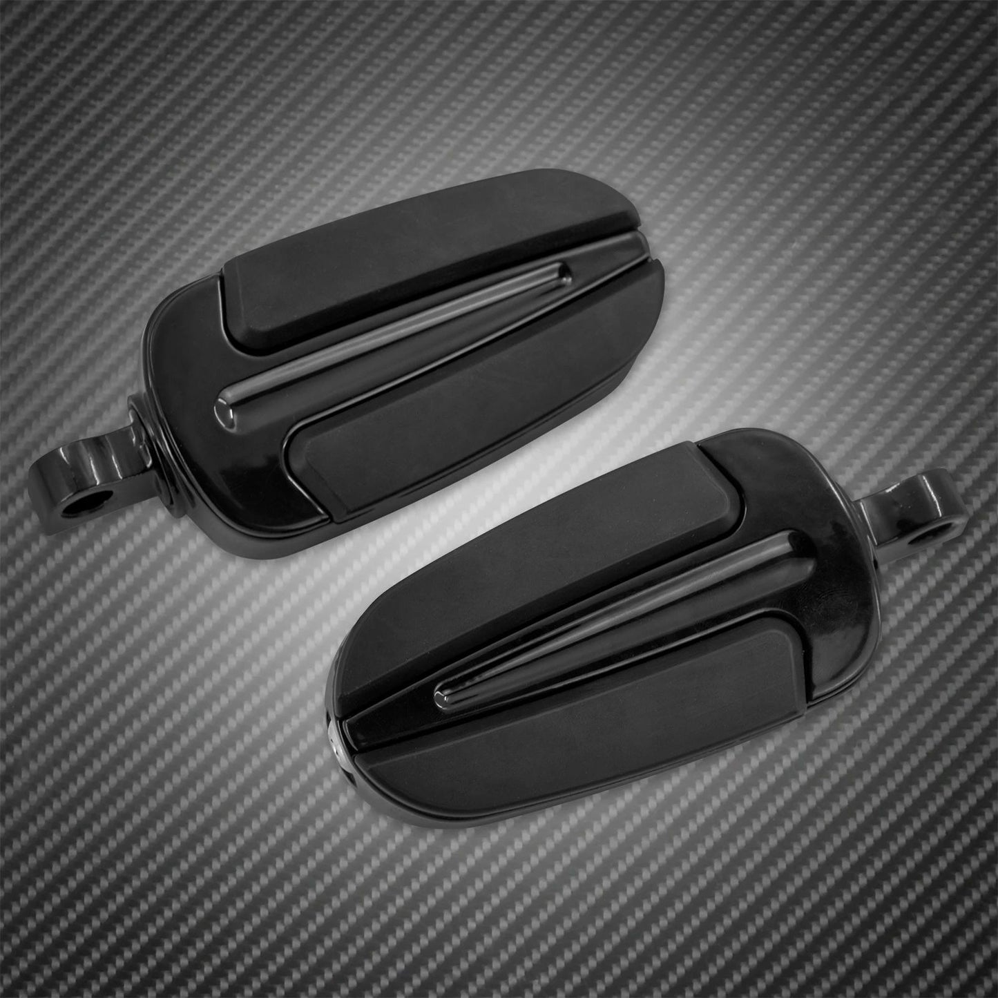 Motorcycle Rear Footpegs Pedal Slipstream Passenger Footrest For Harley Touring Road King FLHR Softail Fat Boy Dyna Sportster XL