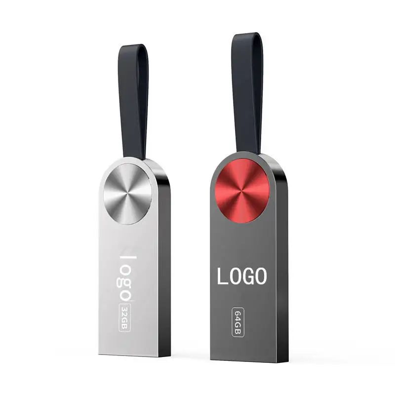 Lote com 10 unidades de Pen Drive USB Ring com Logotipo Personalizado Gratuito Mini Light Memory Stick 4GB 8GB 16GB 32GB U Disk Presente para Casamento/Fotografia