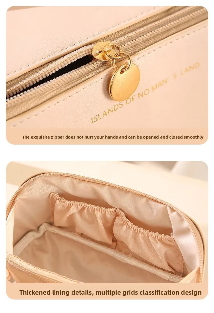 Makeup Organizer Female Toiletry Kit Bag Make Up Case Storage Bags Pouch Luxury Lady Box Portable Zip Cosmetic Bag for Travel