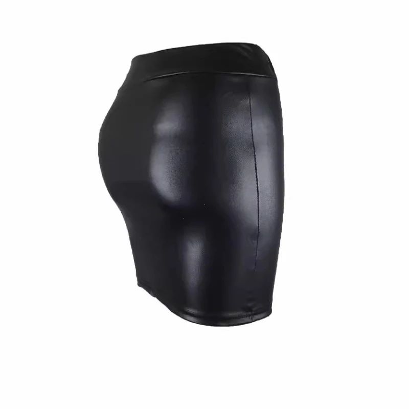 Leather Matte Slim Mini Sexy Fashion PU Hot Short High Waist Skirt Korean Nightclub Streetwear women Clothes ???? ???? ???????