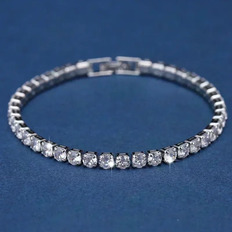 Pulseira de Tulipa de Opala Requintada com Zircônia para Mulheres Acessório Diário Personalizado da Moda Joias para Festas Presentes de Aniversário