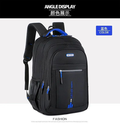 Men's Backpack Oxford Business Computer Bag Waterproof Backpack Leisure Travel Backpack High School Student Backpack For Man