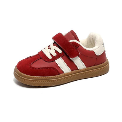 Children Casual Sneakers New Black Soft Bottom Girls Boys German Training Shoes Autumn Winter Fashion Red Kids Baby Casual Shoes