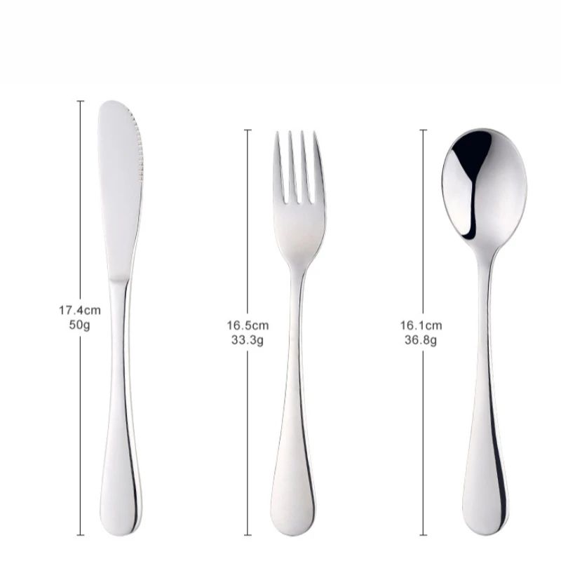 Creative Kids Stainless Steel Knife Fork and Spoon Set Home Steak Knife  Coffee Spoon, Stirring Spoon