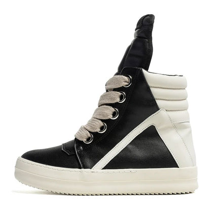 2025 Botas de Moda Masculina de Inverno Estilo Urbano Botas de Aumento de Altura Sapatos Esportivos Casuais Leves para Adultos Femininos Tênis