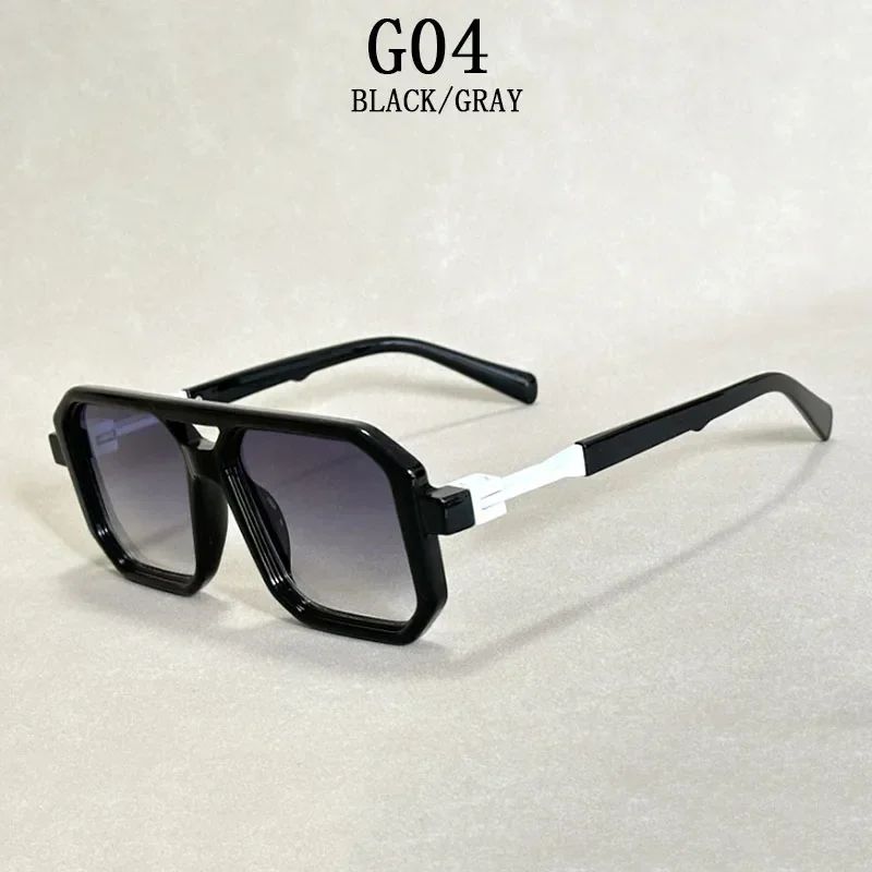 Óculos de Sol Vintage 2025 Proteção Solar Masculinos Quadrados Estilo Retrô Femininos da Moda Gafas De Sol