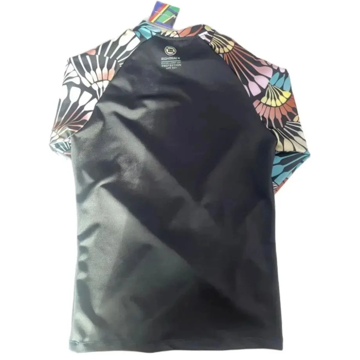 Hot Women‘s Short Sleeve Surfing Shirt Ladies Lycra Rashguard RIGHTTRACK For Surf Sportswear Beach Swimwear UPF50  Clothes