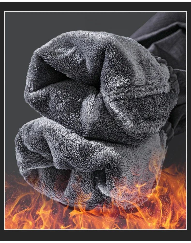 Winter New Thickened Warm Men's Corduroy Cargo Pants Fleece Loose Streetwear Joggers Harem Pants Sweatpants Male Trousers Black