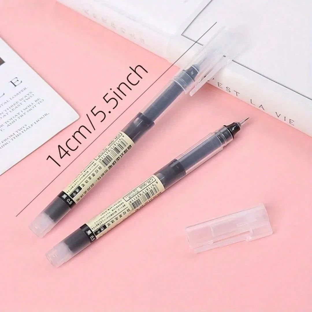 10PCS Gel Ink Pens – 0.5mm Fine Tip Writing Pens For Office & School (Black / Blue / Red)