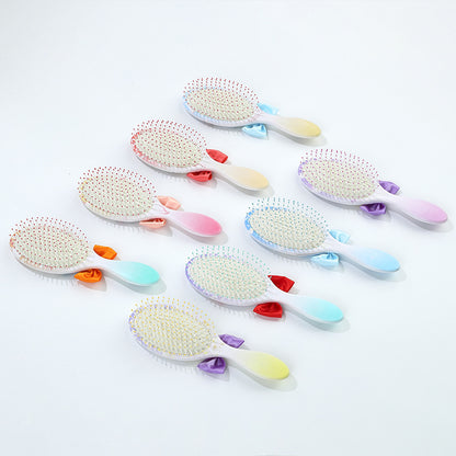 Pentes com almofada de ar tema Princesa Disney Pequena Sereia Ariel Princesa Elsa Anna Pente de massagem capilar fofo para crianças Presentes para meninas