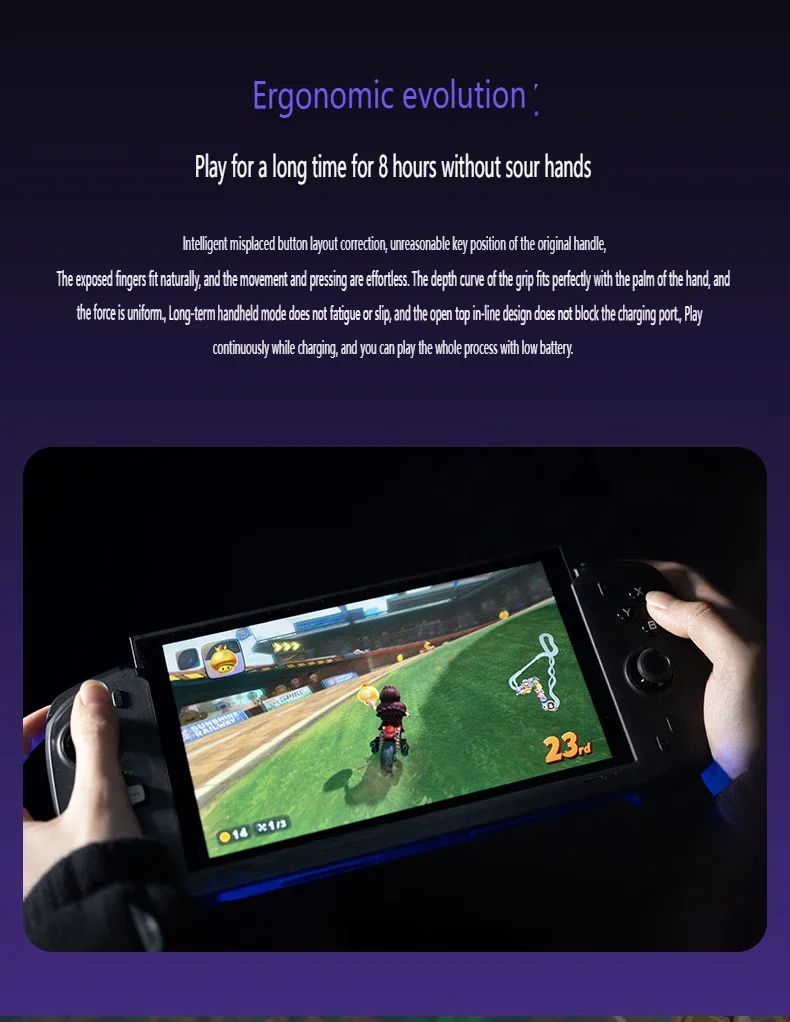 Abxylute N6 Game Controller for Switch 2 Wired Gamepad Integrated Direct Plug in Handle Native Protocol Joycon Vibration Custom