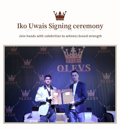 OLEVS Hollow Women's Watch Fully Automatic Mechanical Watch Luxury Diamond Inlaid Starry Sky Elegant Women's Brand Watch  7036