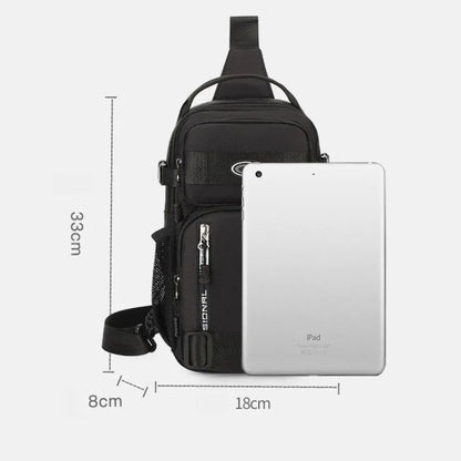 Men Riding Backpack Large Capacity Chest Bag Lightweight Crossbody Sling Bag Casual Outdoor Shoulder Pack for Men Crossbody Bags