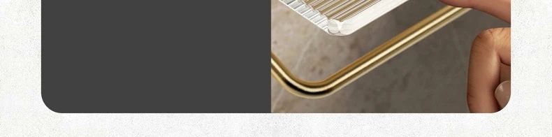 Luxury Gold Toilet Paper Holder with Shelf No Punching Acrylic Roll Paper Holder Tissue Hanger Bathroom Accessories  Bathroom