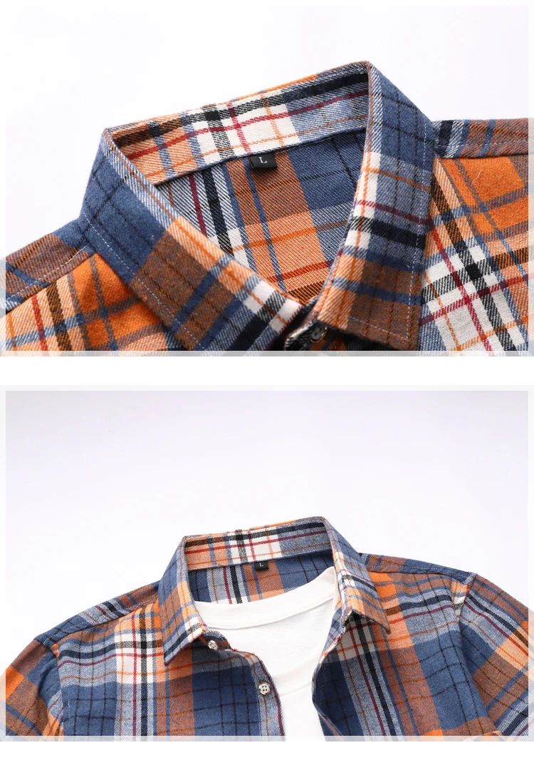 2025 new red summer men's shirts short-sleeved plaid fat big yards youth casual shirt.