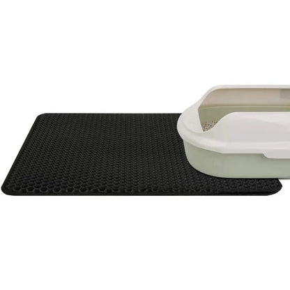 Tapete Higiênico Para Gatos Com Brinde Camada Dupla Impermeável Caixa De Areia Para Animais De Estimação Tapete Antiderrapante Almofada Lavável Produtos Para Camas De Gato Almofada Limpa
