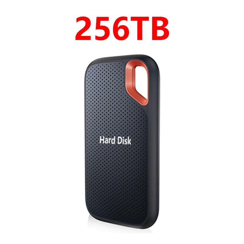 Disco Rígido de Alta Velocidade 1TB Disco Rígido Externo 2TB Disco Rígido Original 128TB USB3.1 SSD Plug-and-play para PC/Laptop/Mac/Celular