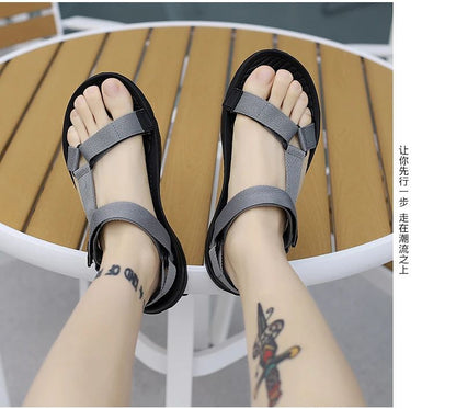Men Sandals Non-slip Summer Flip Flops High Quality Outdoor Beach Slippers Casual Shoes Cheap Men's shoes Water Shoes 9072