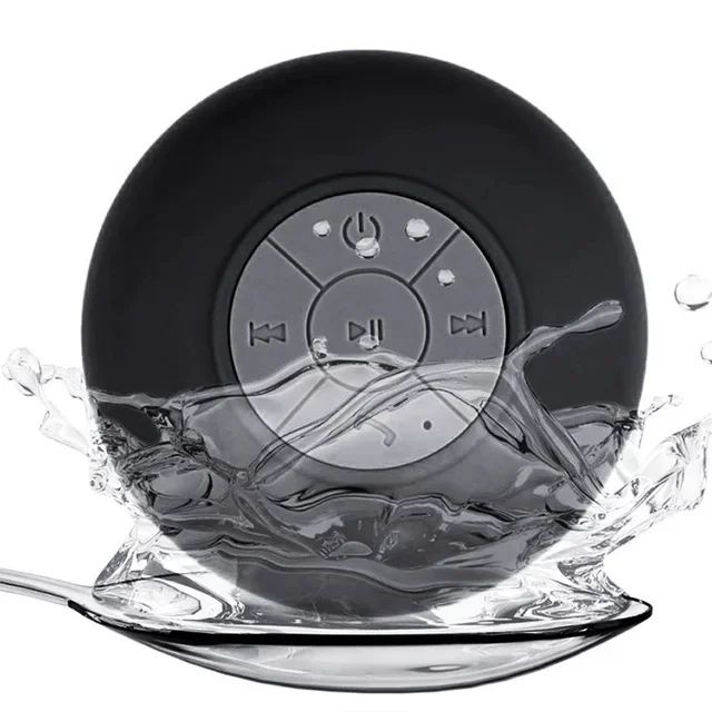 Caixa de Som Bluetooth Sem Fio Portátil Áudio À Prova D'água Botões de Controle de Fácil Acesso Reprodutor de Música para Escritório Carro Casa e Chuveiro