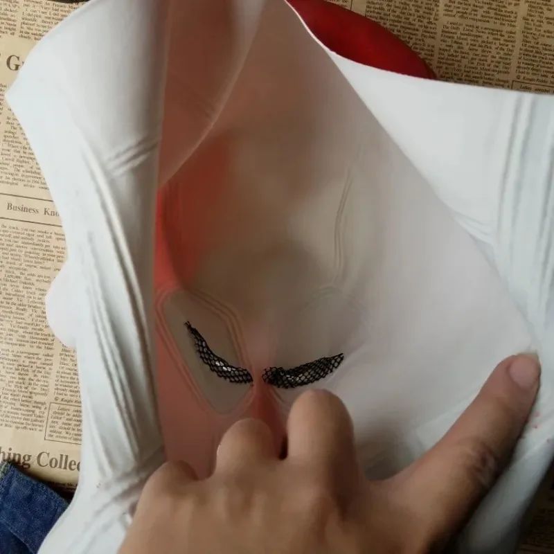 Simulation Cube Latex Full Head Covering Nightmare Game Cosplay Mono Face Shield Masquerade Festival Party Funny Adult Mask