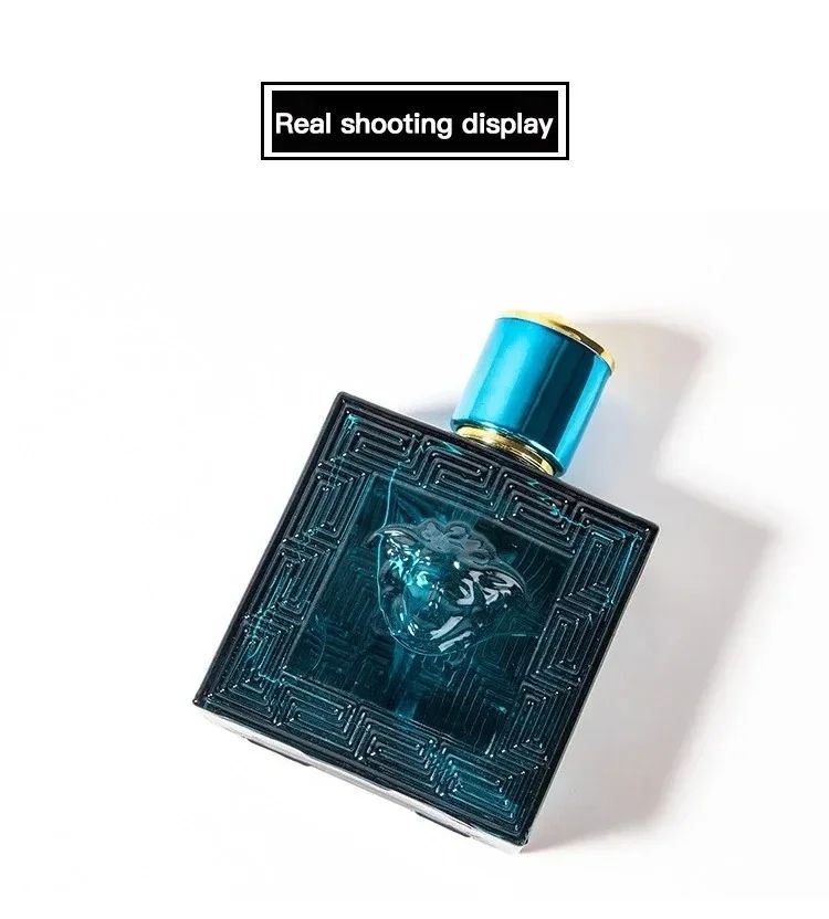 100ml Eros Flame Men Eau De Parfum Spray Tester Woody Notes Covered or Uncovered, Random Packaging Is Rudimentary