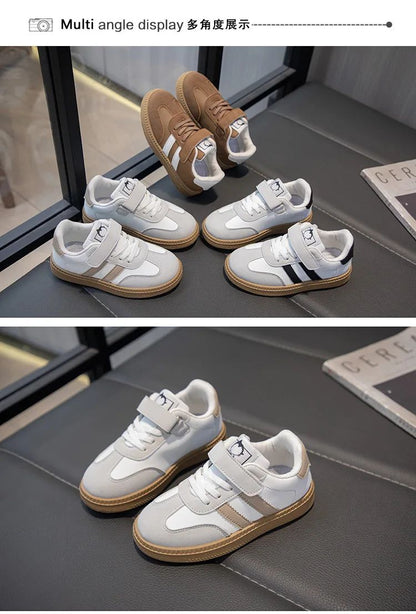 Lightweight Kids Skate Shoes 2025 New Spring Boys Non-slip Sports Footwear Breathable Training Running Fashion Sneakers