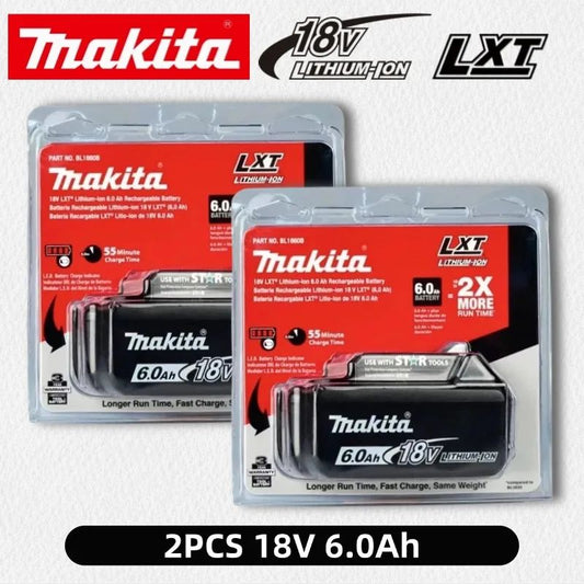 100% Original Makita battery,18V 6.0Ah rechargeable battery, replacing Makita BL1830B L1840B L1850B L1860B,power tool battery