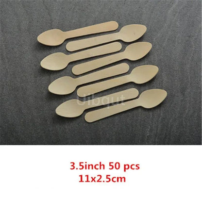 50 100pcs Sushi shushi Wood Boat Natural bamboo Disposable Kayak Salad Dessert Pine cake Boat Snack Bowl mat sushi plate tray