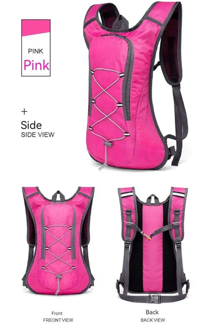 Mochila de Corrida Off-road Poliéster Mochila Ciclismo Maratona Mochila Esportiva para Caminhada e Montanhismo ao ar Livre