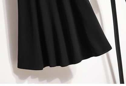 Ladies' Summer High Waist Plus Size Skirts 2026 Mid To Long Flowing Suit Skirt New Style Casual Solid Color A-line Skirt