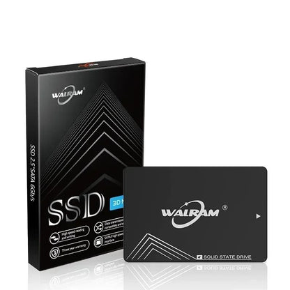 WALRAM 1TB SSD 512GB 2.5 SATA3 SSD 128GB 120GB 2TB 500GB 480GB Disco Rígido para Laptop 240GB 256GB Interno SATA 3 HDD Para PC Desktop