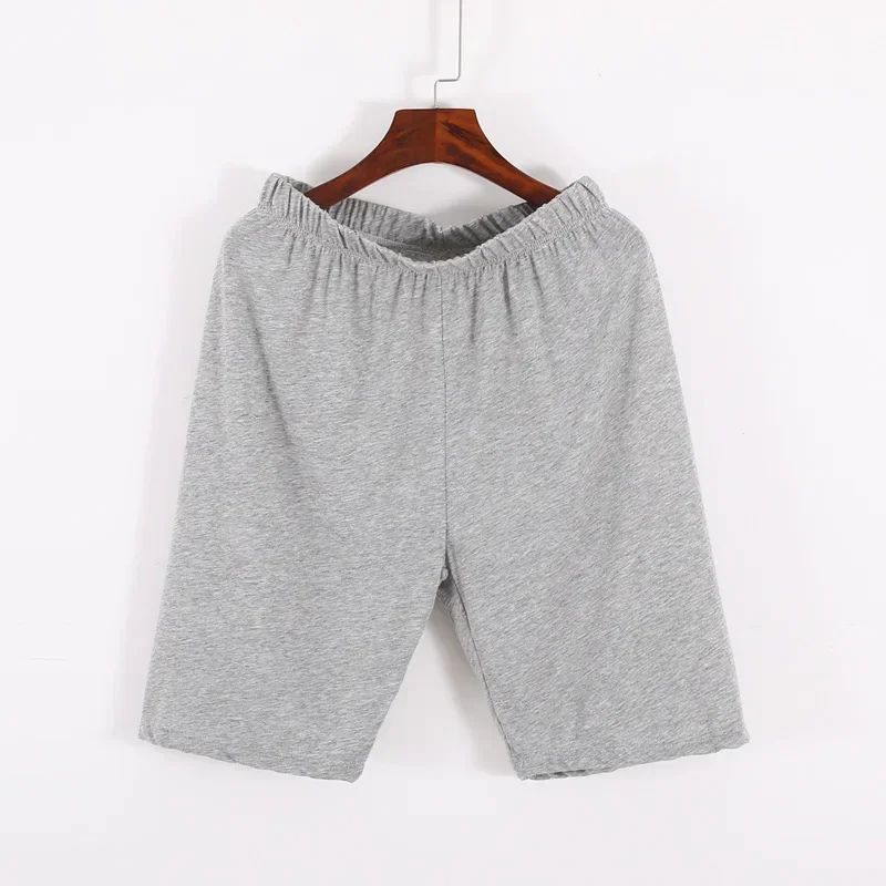 Summer Mens Lounge Pants Cotton Pajama Shorts Comfortable Male Clothes Sleepwear Thin Casual Sports Breeches 2024