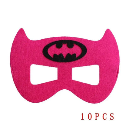 32/28/10 Pcs/Lot Superhero Mask Cosplay Christmas Halloween  Carnival Party Props  Birthday Felt  Masquerade