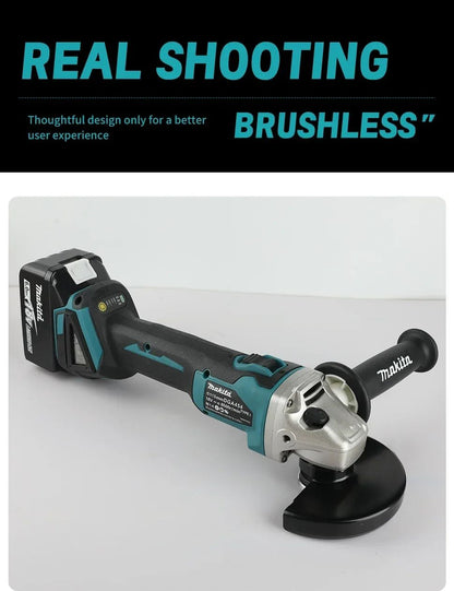 Esmerilhadeira Angular Makita 2025 NOVA DGA454: 18V, 8500r/min, Disco de 115mm, 660W, 3 Velocidades, Ideal para Cortar/Desbastar Madeiras e Metais