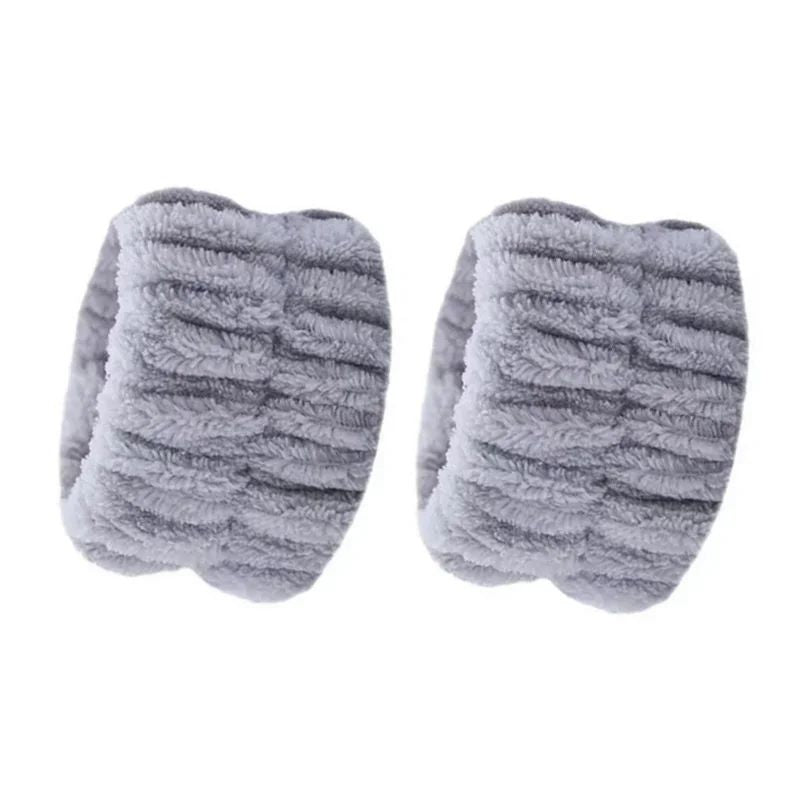 Wrist Washing Belt Soft Cotton Towel Face Wash Absorbent and Moisture-proof Hand Towel Wrist Wash with Coral Fleece Splash Proof