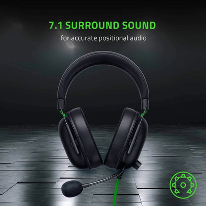 Headset Gamer Razer BlackShark V2 X com fio, cancelamento de ruído passivo avançado, som surround 7.1, microfone cardióide Hyperclear