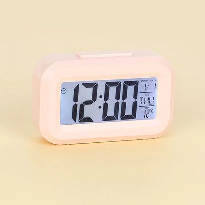 Digital Led Clock Household Bedside Battery Powered Multi-function Alarm Clock Desk Things for the Room Table Clocks Home Decor